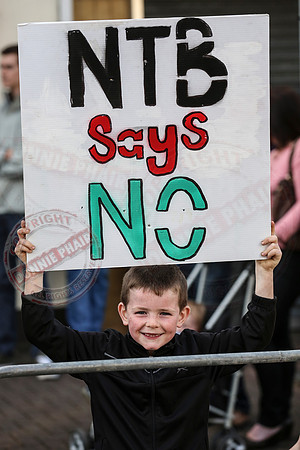 Loyalist Parade and Residents Protest in Newtownbutler