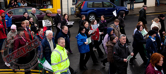 Quinn Insurance Protest in Cavan Town.