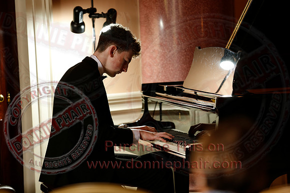 Oisin McManus on the Piano in the run-up to Proms in the Park-9