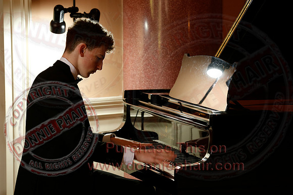 Oisin McManus on the Piano in the run-up to Proms in the Park-21