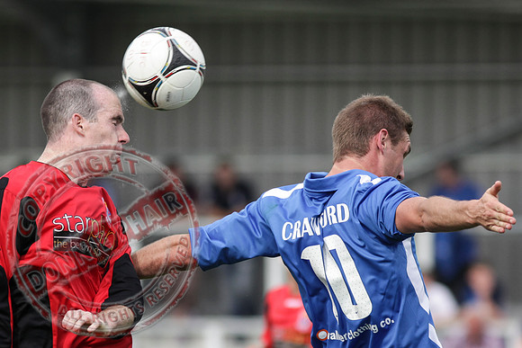 Ballinamallard FC V Dungannon Swifts in IFL Premium League Game.