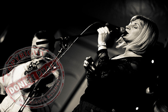 Sharon Shannon and Eleanor Shanley at the Newtownbutler Festival.
