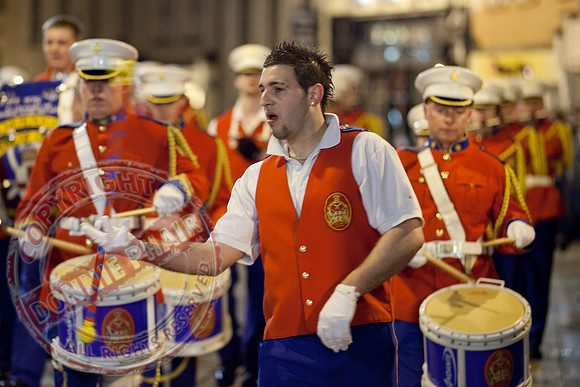 Loyalist Parade in Enniskillen, County Fermanagh.