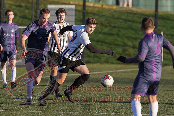 Enniskillen Galaxy (1) V Dunbreen Rovers (0) in Division Three-1