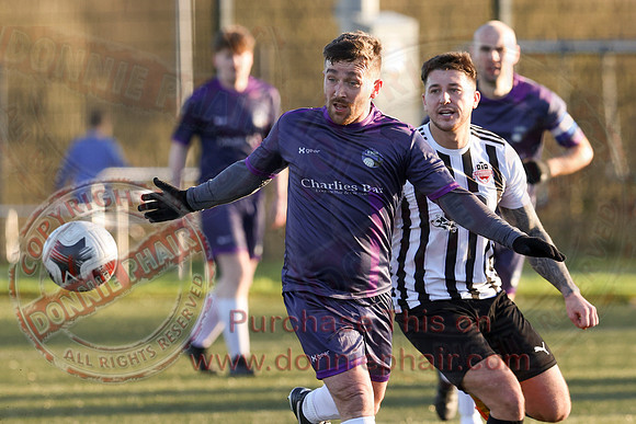 Enniskillen Galaxy (1) V Dunbreen Rovers (0) in Division Three-5