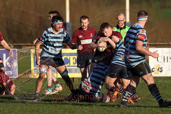 Enniskillen 1st XV (35) V Ballymoney (19) in Irish Cup - Rugby-2