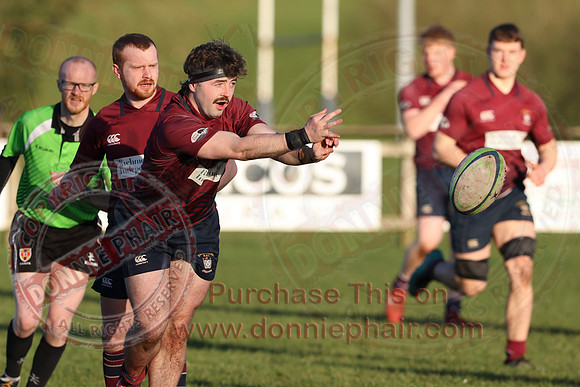 Enniskillen 1st XV (35) V Ballymoney (19) in Irish Cup - Rugby-4