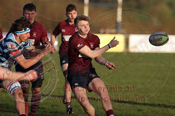 Enniskillen 1st XV (35) V Ballymoney (19) in Irish Cup - Rugby-5