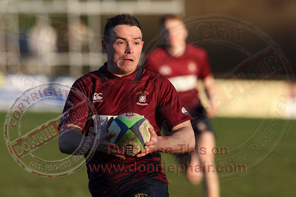 Enniskillen 1st XV (35) V Ballymoney (19) in Irish Cup - Rugby-10