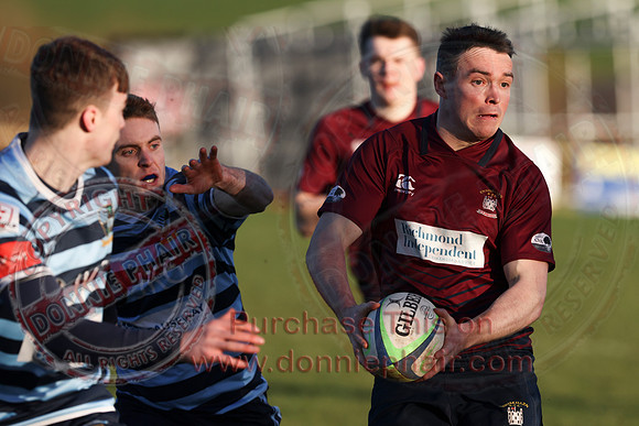 Enniskillen 1st XV (35) V Ballymoney (19) in Irish Cup - Rugby-11