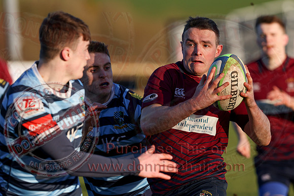 Enniskillen 1st XV (35) V Ballymoney (19) in Irish Cup - Rugby-12