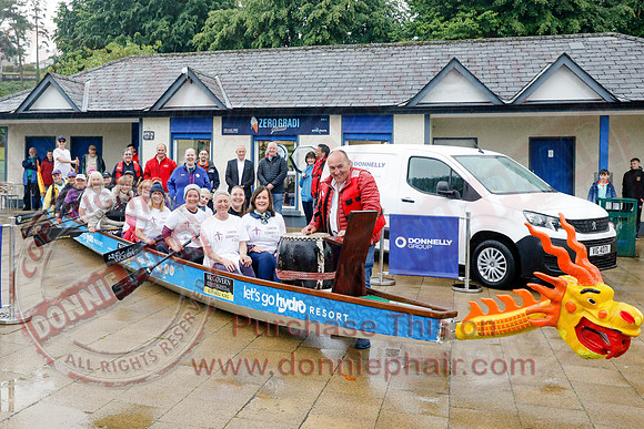 The Devenish Dragons launch boats with Cancer Connect NI at Round O-8