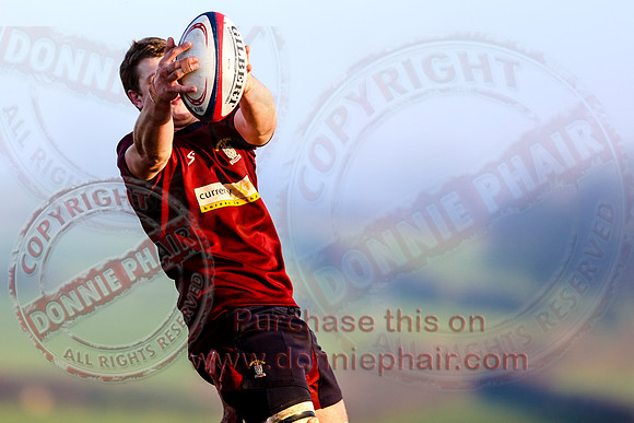 Enniskillen 1st XV (34) V Randalstown (8) in Towns Cup.