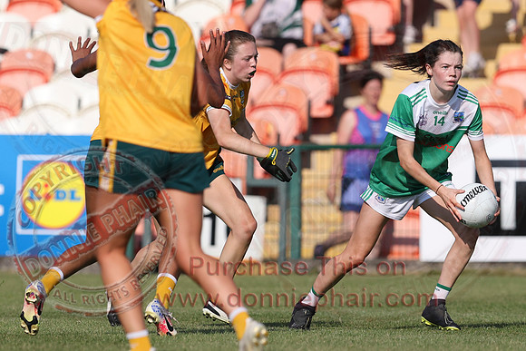 Antrim (3-15) V Fermanagh (0-11) in Ladies All Ireland GAA Football Junior Championship Final Replay-64