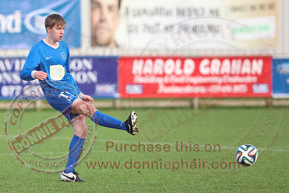 Ballinamallard Reserves (1) V Crusaders (1) in IFA Reserve League.