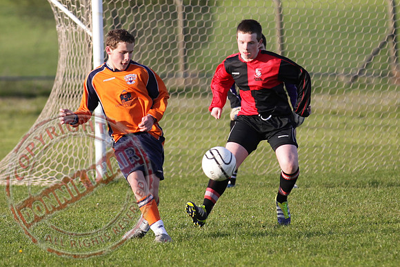 Enniskillen Rangers V Mountjoy in Youth Soccer.
