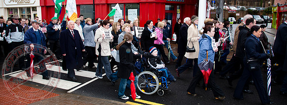 Quinn Insurance Protest in Cavan Town.