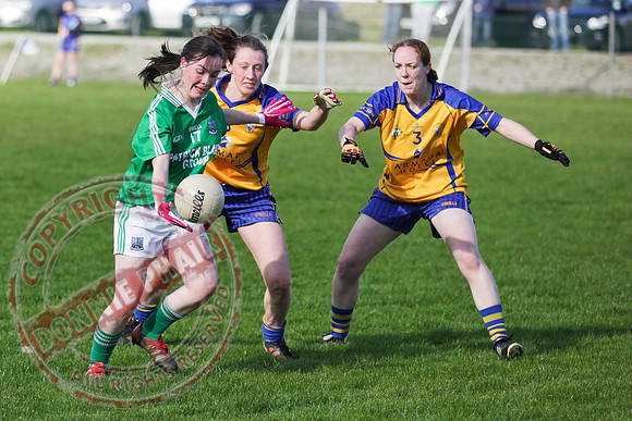Fermanagh Cladies V Clare in GAA Football.