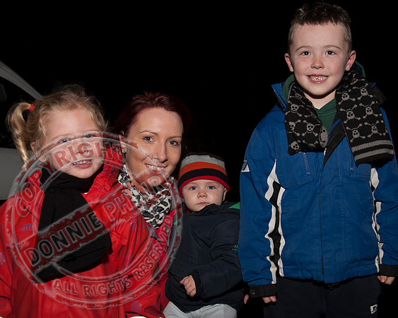 Turning on the Christmas Lights In Newtownbutler.