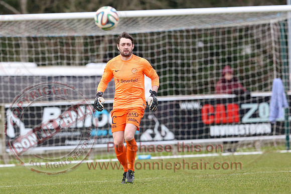 Ballinamallard United (2) V Coleraine (1) in IFA Premier League.