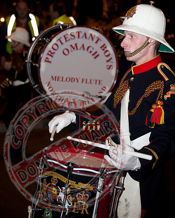 Loyalist Parade in Enniskillen, County Fermanagh.