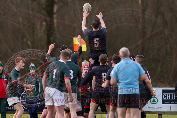 Enniskillen Royal (13) V Friends School (5) in Schools Cup Rugby-1