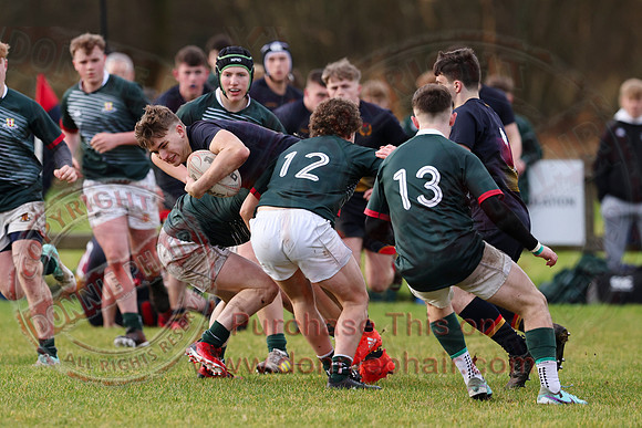 Enniskillen Royal (13) V Friends School (5) in Schools Cup Rugby-3