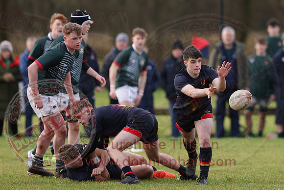 Enniskillen Royal (13) V Friends School (5) in Schools Cup Rugby-4
