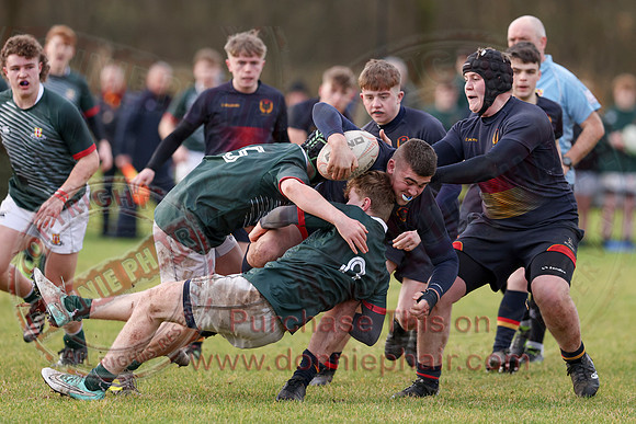 Enniskillen Royal (13) V Friends School (5) in Schools Cup Rugby-6