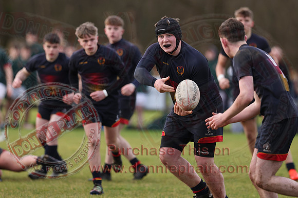 Enniskillen Royal (13) V Friends School (5) in Schools Cup Rugby-8