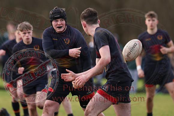 Enniskillen Royal (13) V Friends School (5) in Schools Cup Rugby-9