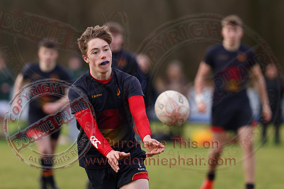 Enniskillen Royal (13) V Friends School (5) in Schools Cup Rugby-10