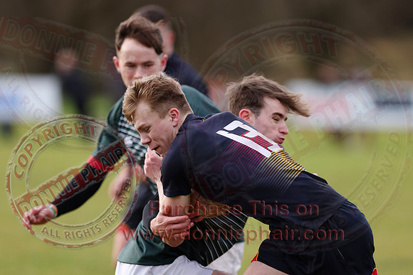 Enniskillen Royal (13) V Friends School (5) in Schools Cup Rugby-11