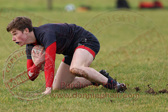 Enniskillen Royal (13) V Friends School (5) in Schools Cup Rugby-13