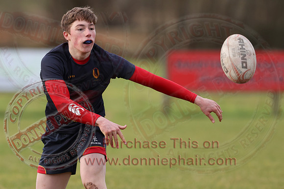 Enniskillen Royal (13) V Friends School (5) in Schools Cup Rugby-14