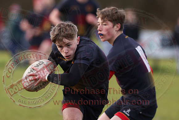 Enniskillen Royal (13) V Friends School (5) in Schools Cup Rugby-15