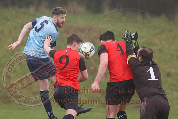 Irvinestown (0) V Enniskillen Town (2) in Mercer Football League-3