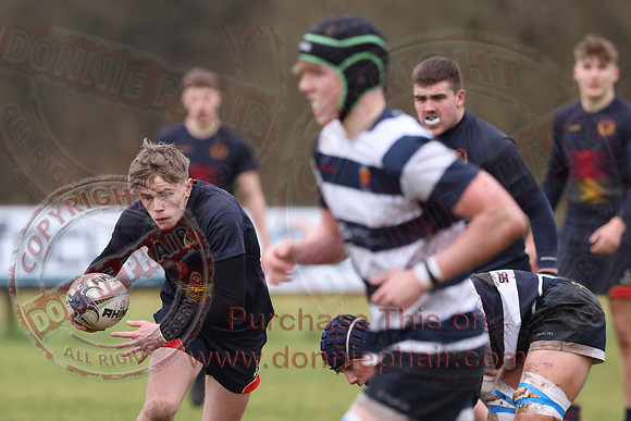 ERGS (17) V Wallace High School (35) in Schools Cup Rugby Quarter-Final-5