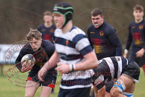 ERGS (17) V Wallace High School (35) in Schools Cup Rugby Quarter-Final-6