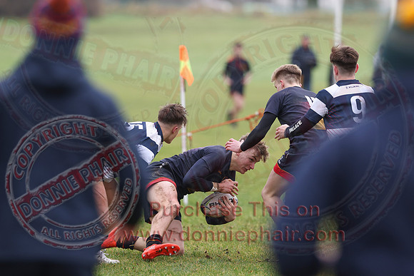 ERGS (17) V Wallace High School (35) in Schools Cup Rugby Quarter-Final-10
