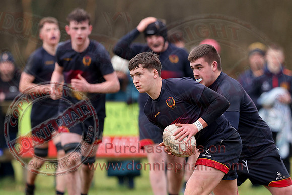 ERGS (17) V Wallace High School (35) in Schools Cup Rugby Quarter-Final-12