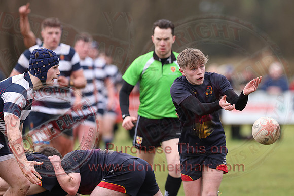ERGS (17) V Wallace High School (35) in Schools Cup Rugby Quarter-Final-16