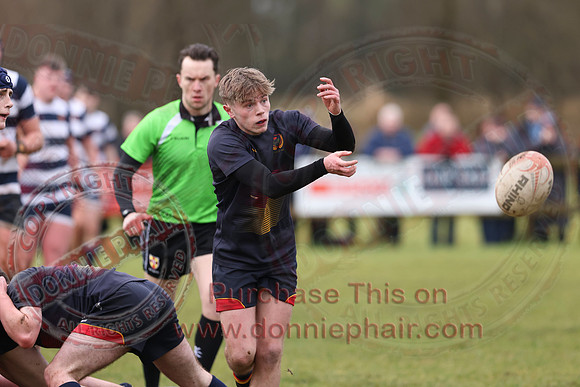 ERGS (17) V Wallace High School (35) in Schools Cup Rugby Quarter-Final-17