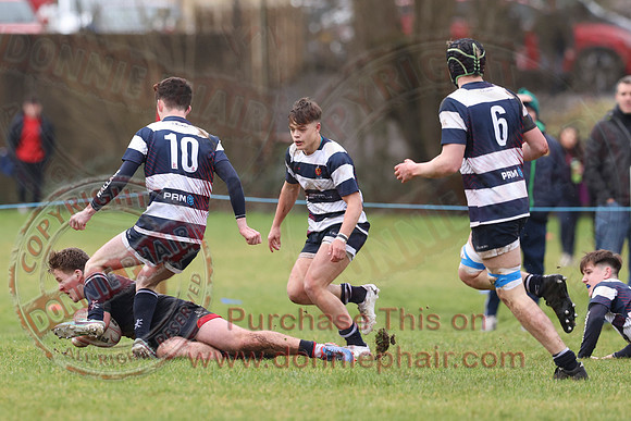 ERGS (17) V Wallace High School (35) in Schools Cup Rugby Quarter-Final-18