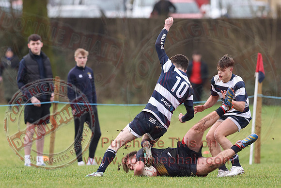 ERGS (17) V Wallace High School (35) in Schools Cup Rugby Quarter-Final-19