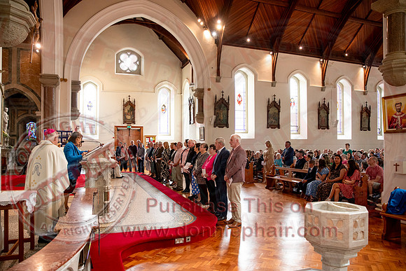 Bishop Larry Duffy commissions 45 members of Parish Bereavement Team in The Holy Cross Church, Lisnaskea-13