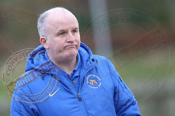 Ballinamallard United (0) V Glentoran (3) in IFA Premiership.