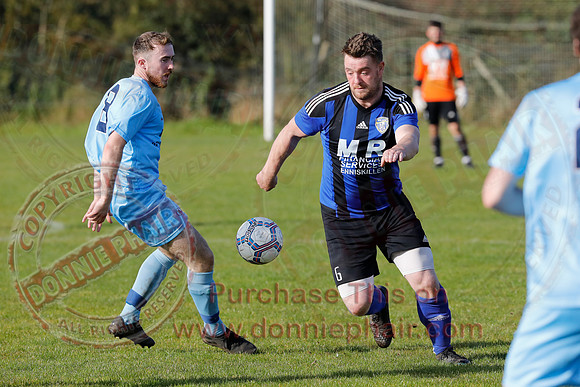 Kesh (1) V Enniskillen Town (1)  in Mercer Football League-2