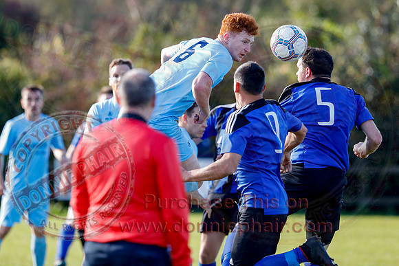 Kesh (1) V Enniskillen Town (1)  in Mercer Football League-9