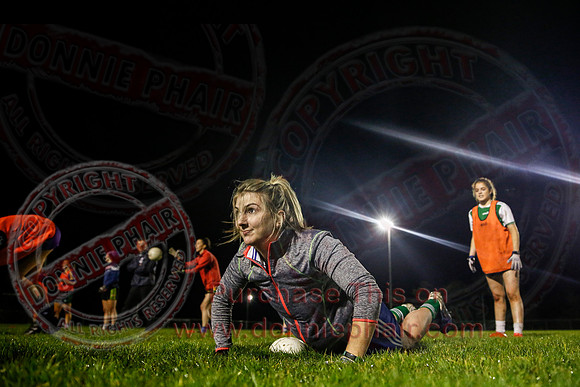 Kinawley Ladies GAA training session-22